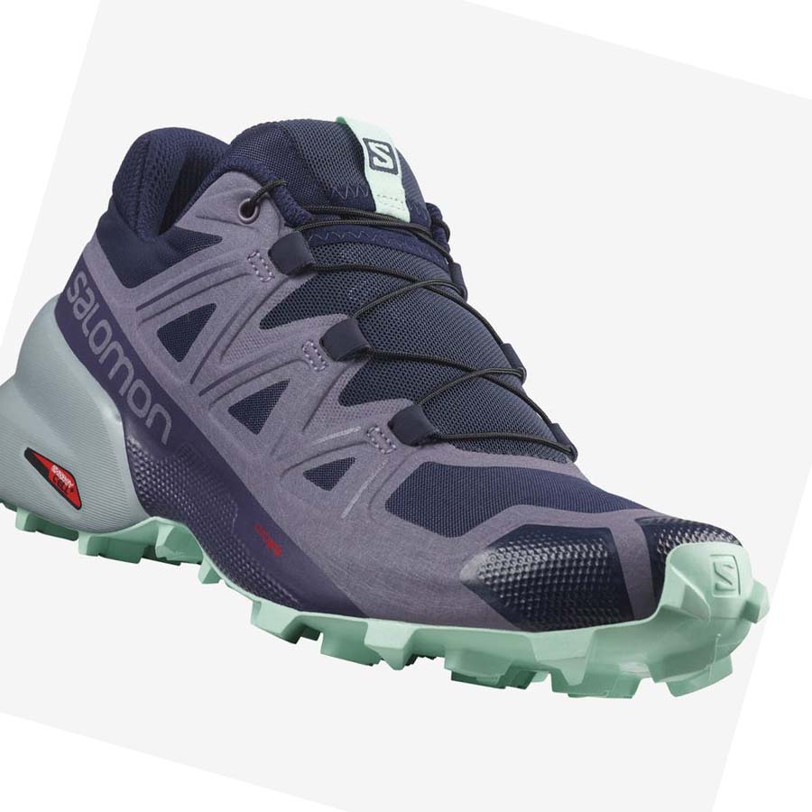 Salomon SPEEDCROSS 5 Trail Futócipő Női Lila | HU 2884CTV